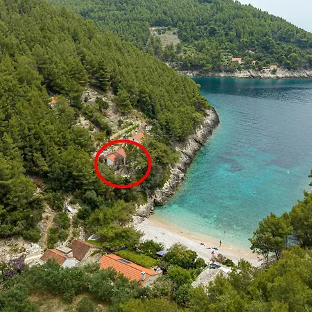 Apartment Seaside Secluded Cove Bratinja Luka, Korcula - 4434 Zrnovo