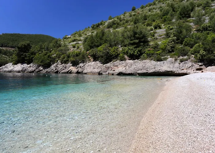 Seaside Secluded Cove Bratinja Luka, Korcula - 4434 Apartamento *